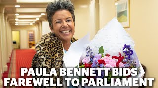Paula Bennett bids farewell to Parliament
