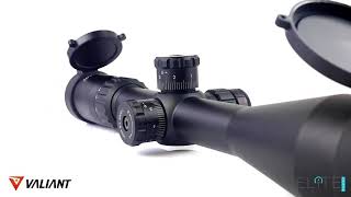 Valiant Lynx 6-24×50 Illuminated Side Focus MilDot Rifle Scope