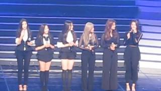 170618 K팝콘서트 걸그룹 멘트 1