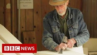 The American father and son building a Gothic folly in France - BBC News