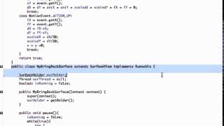 Android Application Development Tutorial 125 Setting up a Accelerometer class