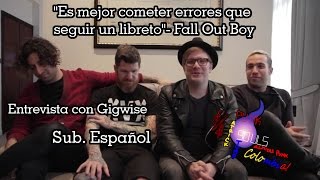 "Es mejor cometer errores que seguir un libreto" - Fall Out Boy. Sub. Español.