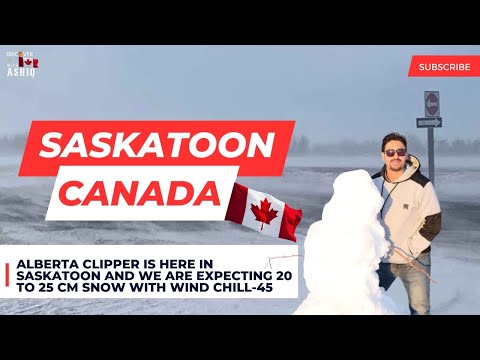 Heavy Snowstorm In Saskatoon It’s Alberta Clipper #snow #yxe # ...