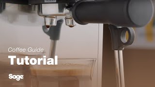 The Barista Express™ | An easy way to make a Long Black coffee at home | Sage Appliances UK