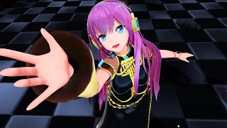 【MMD VR180 4K】巡音ルカ 夜に駆ける【YYB Megurine Luka】