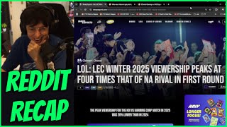 Caedrel Reacts To Esport Viewership Across Regions \u0026 Titles | Reddit Recap