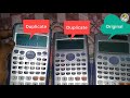 how to check original casio fx 991es plus scientific calculator two easy method