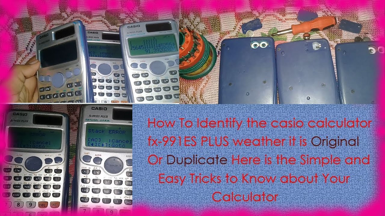 Casio Calculator Original Vs Fake At Margaret Valez Blog