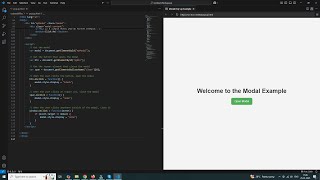 Modal Pop-Up Example with HTML, CSS, and JavaScript | Step-by-Step Guide