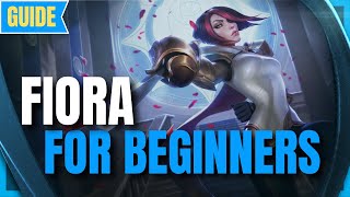 Fiora Guide for Beginners: How to Play Fiora - League of Legends Season 11 - Fiora s11
