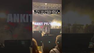 When ANKIT TIWARI called me on stage at his concert in IIM@ankittiwarimusic @Thatsmekriti