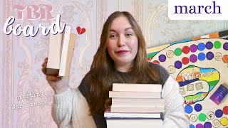 MARCH TBR BOARD | these books will break my heart 💔 | Milena Reads