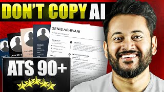 Best RESUME to Get JOB - Complete Guide & ATS Resume Format 🔥