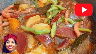 A Colourful Medley Of Vegetables And Flour | Cooking Veg Stew And Beef Roast