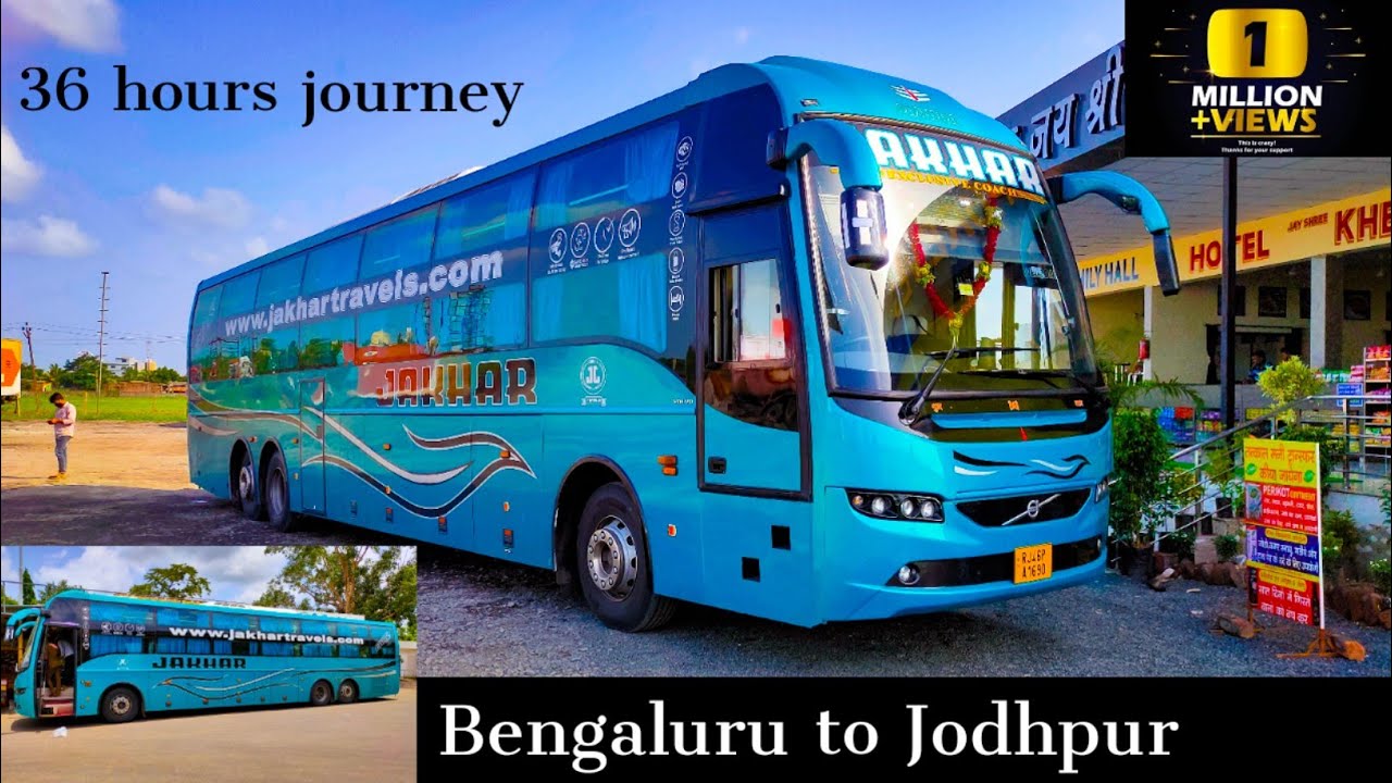 India's Longest Bus Journey From Bangalore To Jodhpur By India's First ...