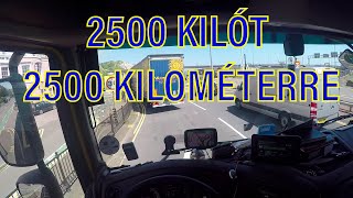 47 2500 kilót, 2500 kilométerre