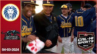 !! OFFICIAL HIGHLIGHTS !! Chick-Fil-A Sportsmanship Game | Lincoln at Evergreen Valley Baseball