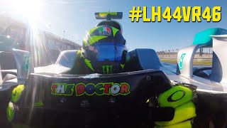 Valentino Rossi Formula One Onboard - Driving Lewis Hamilton’s Mercedes-AMG F1 W08