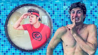 INVADI A PISCINA DOS MAIORES YOUTUBERS DO BRASIL!