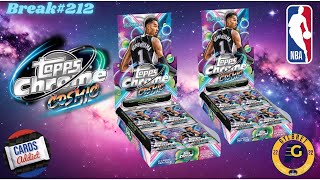 🏀Break#212 : Topps Chrome Cosmic 2024. Cartes NBA du futur