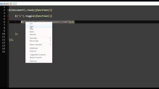 jQuery tutorial- 32 toggle()