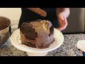 amazing snickers chocolate cake recipe with caramel u0026 marshmallow filling