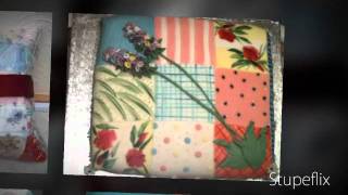 Fondant Fetish - Lavender Patchwork Pillow cake