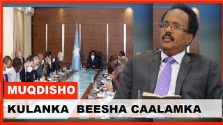 Madaxweyne Farmaajo Iyo Nuxurka Kulanka Beesha Caalamka