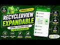ANDROID - EXPANDABLE RECYCLERVIEW TUTORIAL IN JAVA