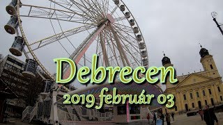 Óriáskerék Debrecen - 2019 Február 03  / 4K /