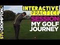 My golf Journey - interactive golf practice session