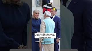 PM Modi Honoured With France's Highest Award During President Macron's Key Visit