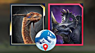 GEMINIDEUS Vs SPINOCERATOPS || ARMOURED ATTACK in Jurassic World Alive