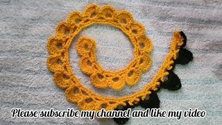 how to crochet a simple flower/very easy crochet sunflower 🌻@creativitywithme999