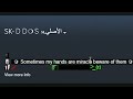 the most edgy hacker steam profile ever