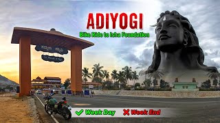 ADIYOGI Chikkaballapur on Himalayan Bs6 | Solo Ride | Isha Foundation @Musafir_Yusuff #motovlog