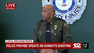 Chesterfield police give update on shooting that injured 2 officers