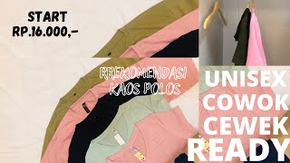 REKOMENDASI KAOS POLOS DI SHOPEE (OVERSIZE - V NECK -ROUND NECK) Cocok Buat Dijual Lagi Mulai 16k