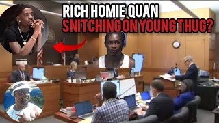 Young Thug Trial Witness Undercover Detective EXPOSED AS LAZY! RICH HOMIE QUAN W