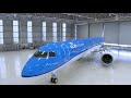 klm first embraer e195 e2 delivery ceremony