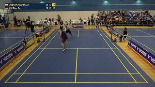 Match point - Daniil Dubovenko vs Kian-Yu Oei - MS, SF - Croatian Int. 2023