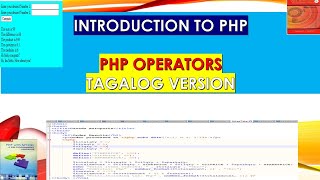 Lesson 3 PHP Operators Tagalog Version