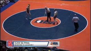 2017 IHSA Boys Wrestling Class 3A Championship Match: Lockport (Twp.) vs. Lombard (Montini)