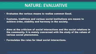 Social Philosophy