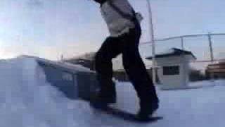 Snowskating at Benny