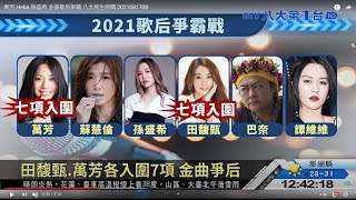 萬芳.Hebe.孫盛希 金曲歌后爭霸 八大民生新聞 2021081708