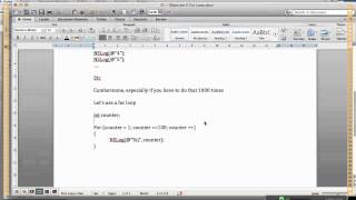 Objective C Tutorials 33 For Statement