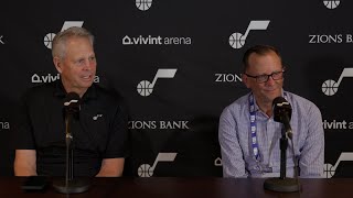 Danny Ainge and Justin Zanik Summer League Press Conference  | Utah Jazz