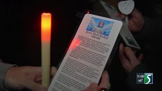 Saginaw community honors school board secretary at vigil