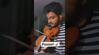 Pasoori Violin! #pasoori #pasoorilofi #pasooricover #pasoorishorts #shorts #indian #indiancovers